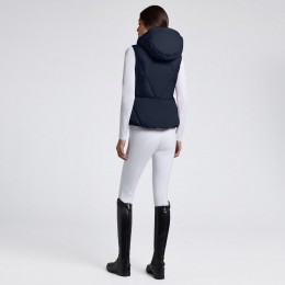 Cavalleria Toscana FW25 CT с капюшоном пуховый утеплённый нейлоновый женский жилет