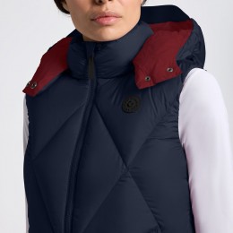 Cavalleria Toscana FW25 CT с капюшоном пуховый утеплённый нейлоновый женский жилет