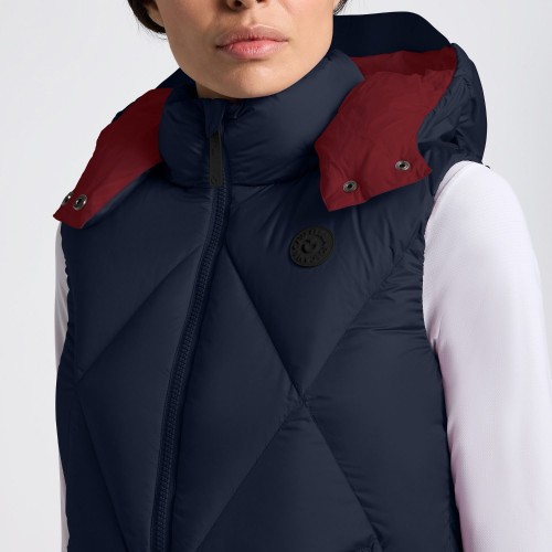 Cavalleria Toscana FW25 CT Hooded Down Padded Nylon Bodywarmer Ladies