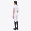 Cavalleria Toscana FW'23 CT S/S Jersey Competition Zip Polo Glitter Print Girls