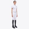 Cavalleria Toscana FW'23 CT S/S Jersey Competition Zip Polo Glitter Print Girls