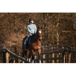 Equestrian Stockholm Steel синий выездковый вальтрап