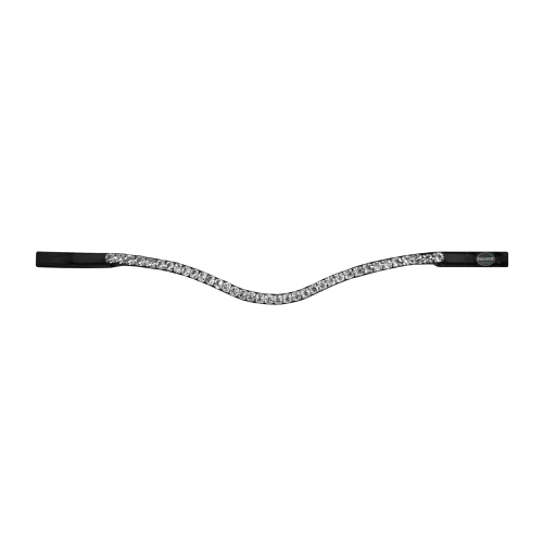 Passier Waved Browband with Extra Large Premium Crystals