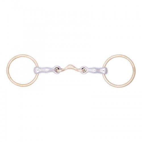 Stübben Icelandic Double-Jointed Loose Ring Snaffle 12 mm