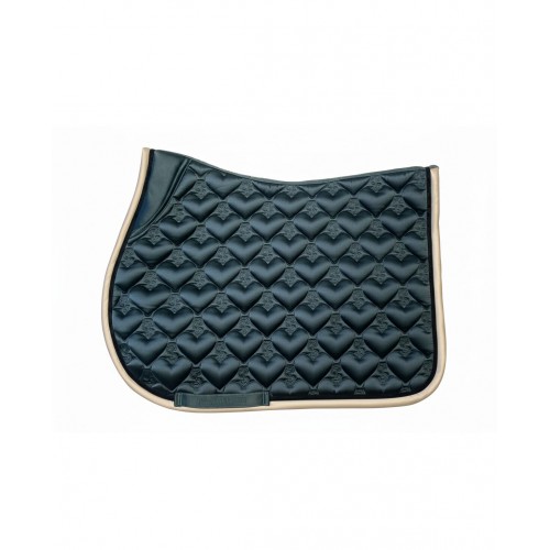 PS of Sweden SS26 Heart Jump Saddle Pad Mystic Forest