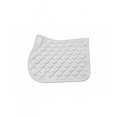 PS of Sweden SS26 Heart Jump Saddle Pad White