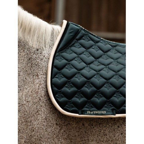 PS of Sweden SS26 Heart Jump Saddle Pad Mystic Forest