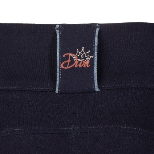Harry's Horse SS26 Riding Breeches Equitights Diva Mauvewood Denim Full Grip