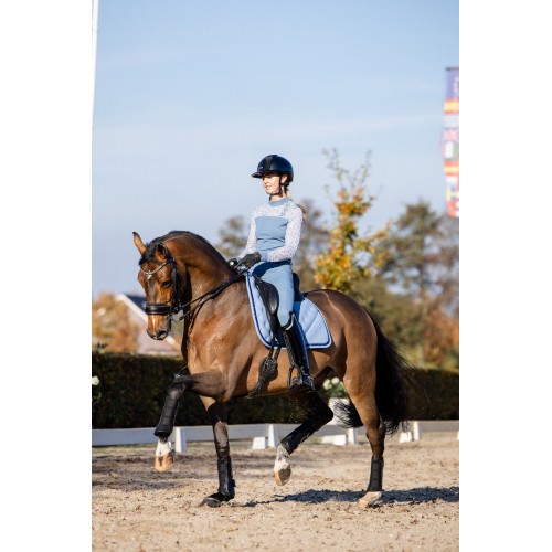 Mrs. Ros SS26 Riding Leggings Silhouette Full Grip Blush Noir