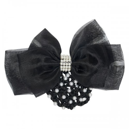 Imperial Riding SS26 Hair Bow with Net and Pearls IRH