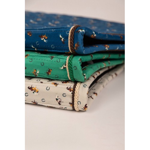 Kentucky Saddle Pad Velvet Horse printing Show Jumping