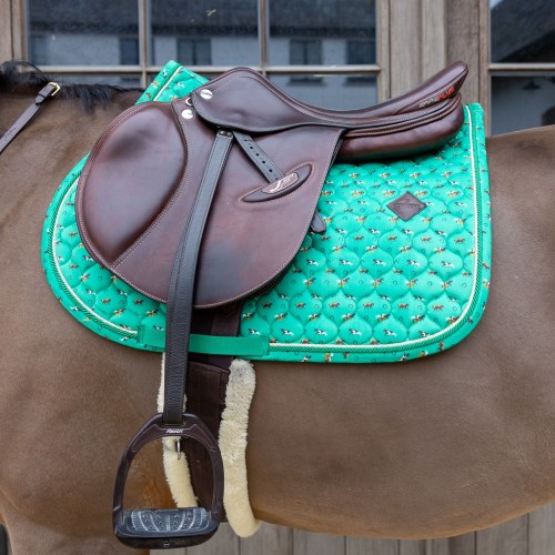 Kentucky Saddle Pad Velvet Horse printing Show Jumping