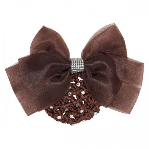 Imperial Riding SS26 Hair Bow with Net and Diamonds IRH