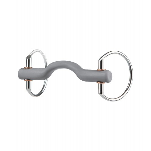 Beris Eggbutt Snaffle with Tongue Port 7.5 cm Ring