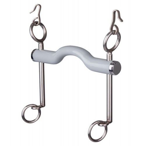Beris Weymouth Bit with Tongue Port and Long Shanks