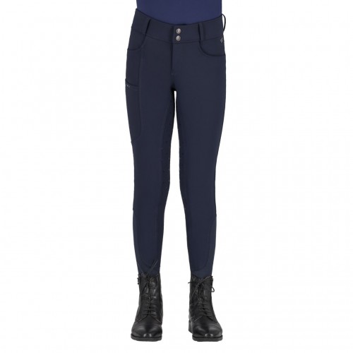 QHP FW25 Riding breeches Lymee softshell Junior full grip