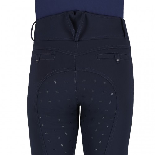 QHP FW25 Riding breeches Lymee softshell Junior full grip