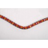 Montar Fair Curved Browband Red Crystal