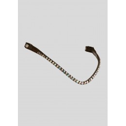 Montar SS26 FAIR Jade Crystal Curved налобник, 1-Row, коричневый