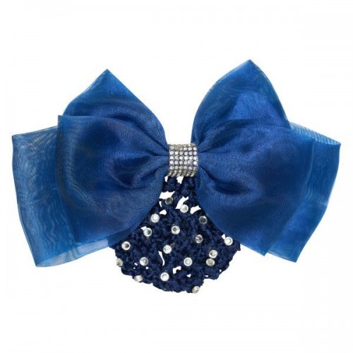 Imperial Riding SS26 Hair Bow with Net and Diamonds IRH