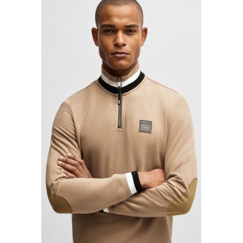 BOSS Equestrian FW25 Men's Troyer Sweater