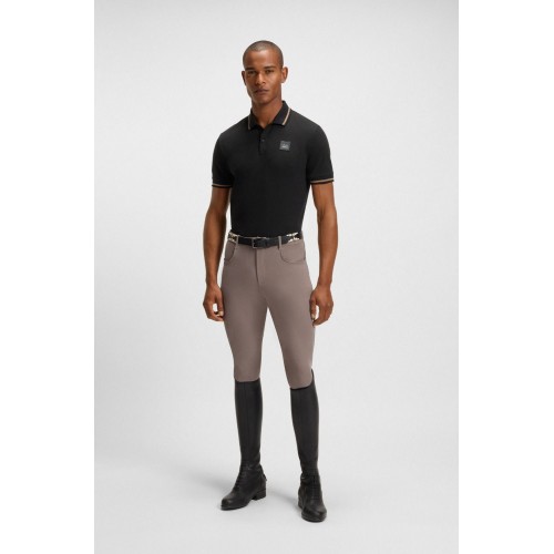 BOSS Equestrian SS26 Men's Polo Shirt Paul Patch