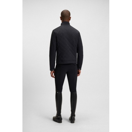 BOSS Equestrian SS26 Men's Biker Puffer Jacket Rian