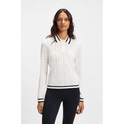 BOSS Equestrian SS26 Knitted Polo Pam Ajor