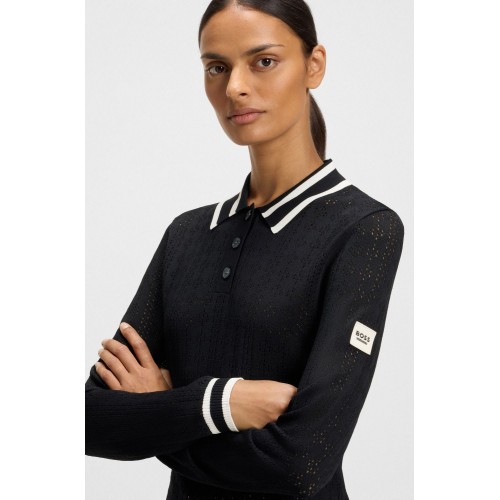 BOSS Equestrian SS26 Knitted Polo Pam Ajor