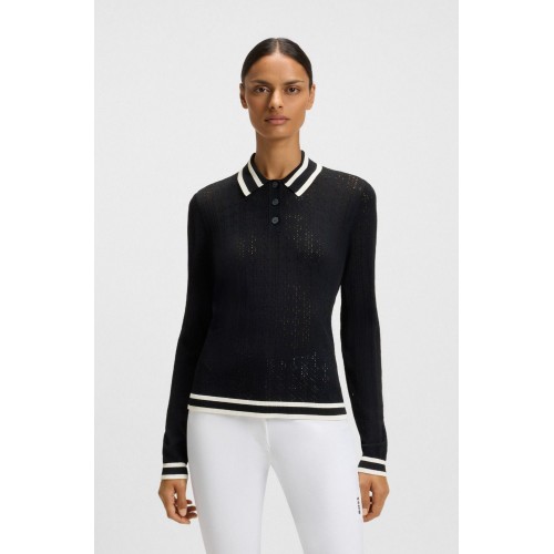 BOSS Equestrian SS26 Knitted Polo Pam Ajor