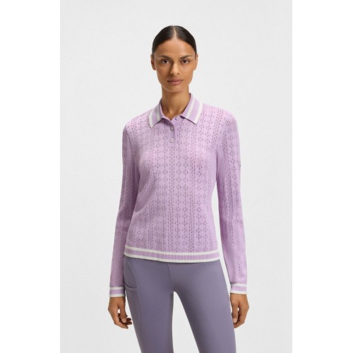 BOSS Equestrian SS26 Knitted Polo Pam Ajor