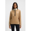BOSS Equestrian SS26 Training Shirt Fedora Half Zip Felpa
