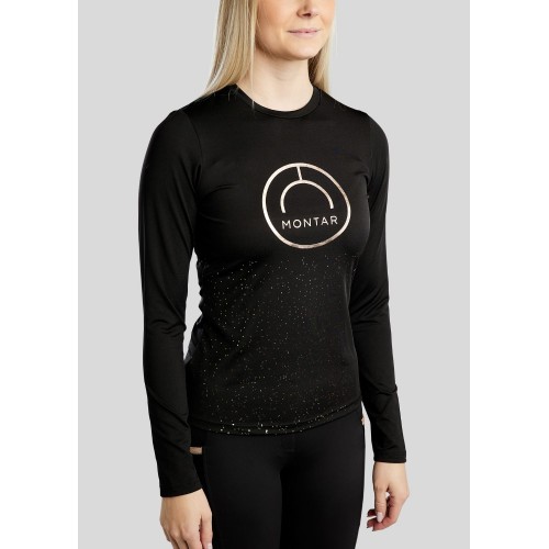Montar FW25 MoNille Long sleeve with rose gold print