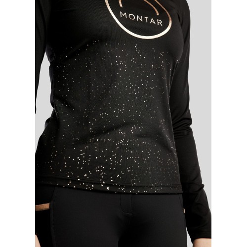 Montar FW25 MoNille Long sleeve with rose gold print