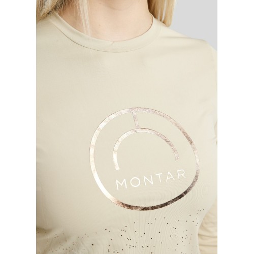 Montar FW25 MoNille Long sleeve with rose gold print