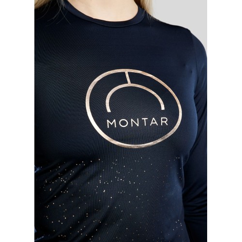 Montar FW25 MoNille Long sleeve with rose gold print