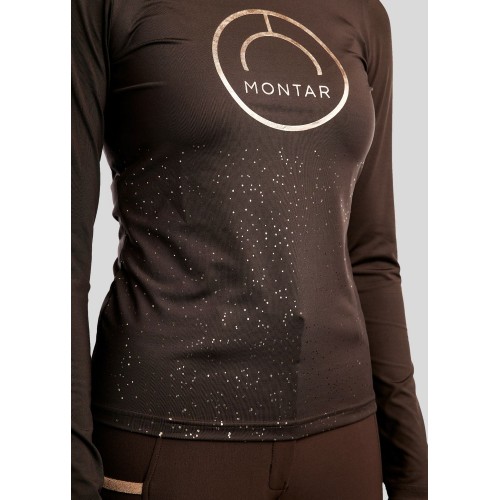 Montar FW25 MoNille Long sleeve with rose gold print