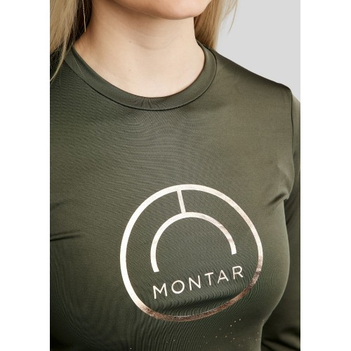 Montar FW25 MoNille Long sleeve with rose gold print