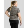 Montar Curve MoLeonora Leo-Printed Short Sleeve