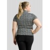Montar Curve MoLeonora Leo-Printed Short Sleeve