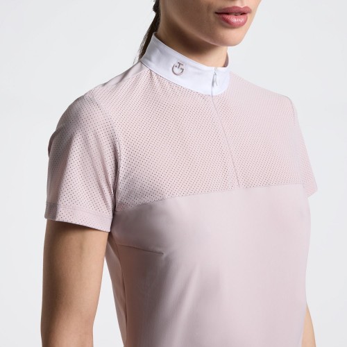 Cavalleria Toscana SS26 CT Perforated Jersey Inserts S/S Ladies Competition Shirt