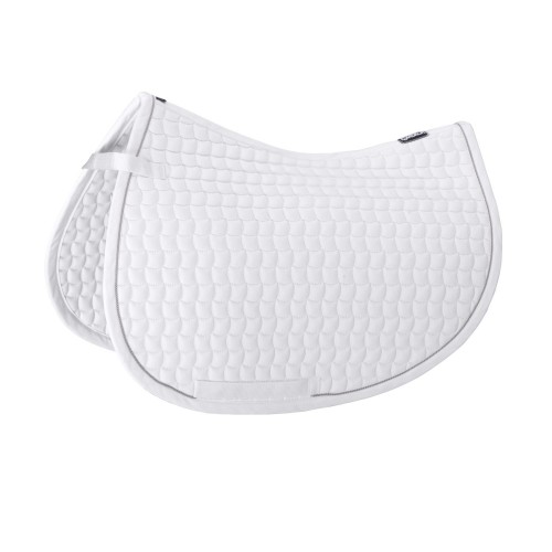 Eskadron Cotton Saddle Pad Silver Piping