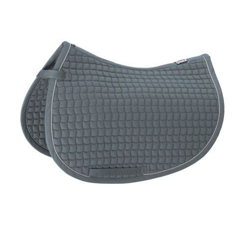 Eskadron Cotton Saddle Pad Silver Piping