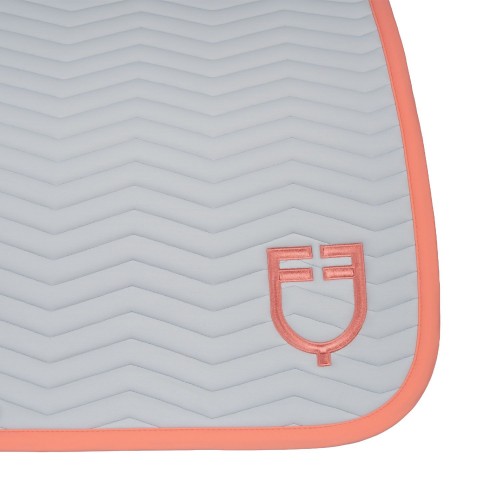 Equestro SS26 Jumping Saddle Pad Wave Quilting