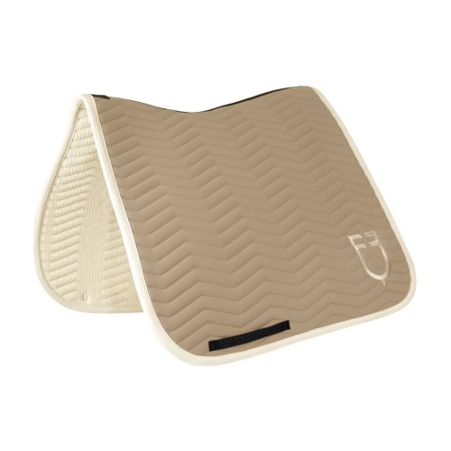 Equestro SS26 Jumping Saddle Pad Wave Quilting