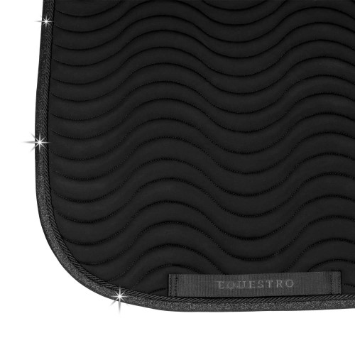 Equestro Dressage Saddle Pad Wave Shine