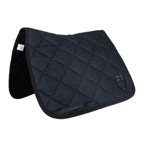 Equestro SS26 Dressage Saddle Pad Denim