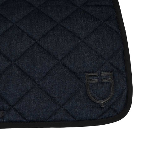 Equestro SS26 Dressage Saddle Pad Denim