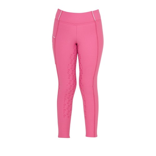 Equestro FW25 Kids Riding Tights Slim Fit Grip