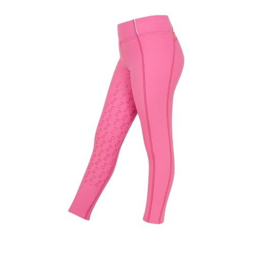 Equestro FW25 Kids Riding Tights Slim Fit Grip